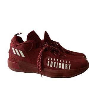 Adidas Dame 7 EXTPLY Opponent Advisory Wine Maroon Mens size 19 GW7906 Nwob